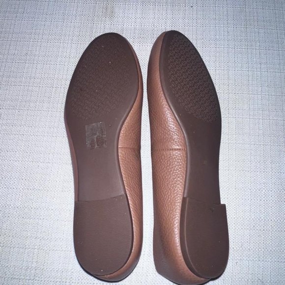 Royal Tan/Gold Chelsea Ballet Flat in Tumbled Leather (ONLY USED TWICE) - Picture 8 of 11
